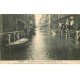 Paris 07 INONDATIONs ET CRUE 1910. Rue Bellechasse passerelles sur chevalets