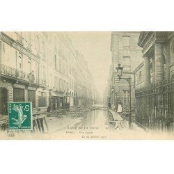 1910 INONDATION ET CRUE DE PARIS 06. Rue Jacob