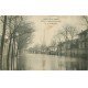 carte postale ancienne INONDATION ET CRUE DE PARIS 1910. Avenue de Versailles