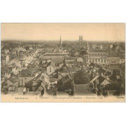 carte postale ancienne 10 TROYES. Panorama