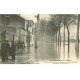 77 FONTAINEBLEAU. Inondations et crue de 1910. Usine des Eaux Route de Provins