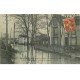 Inondations et Crue de 1910. COLOMBES 92. Rue Solférino