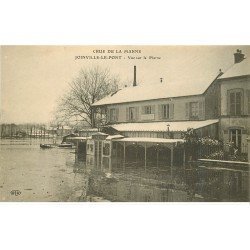 Inondations et Crue de 1910. JOINVILLE-LE-PONT 94. Cinéma immergé