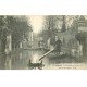 Inondation et Crue de 1910. LE PERREUX 94. Un Zouave Avenue des Fleurs