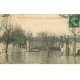 Inondations et Crue de 1910. LA VARENNE 94. Quai de Bonneuil Hôtel Restaurant du Martin Pêcheur