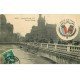 carte postale ancienne Inondation et Crue de PARIS 1910. Pont au Change. Insignes de la Ville