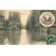 Inondation et Crue de PARIS 1910. Rue Théophile Roussel et Passy