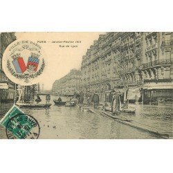 PARIS 12 Inondations et Crue 1910. Rue de Lyon. Edition B.G