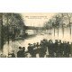 carte postale ancienne INONDATION ET CRUE PARIS 1910. Boulevard de Bercy