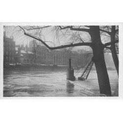 1910 INONDATION ET CRUE PARIS 01. Quai des Orfèvres