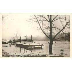 INONDATION ET CRUE PARIS 1910. Port Saint-Nicolas