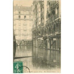 1910 INONDATION ET CRUE PARIS 07. Rue Etienne Gilbert