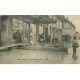 INONDATION ET CRUE PARIS 1910. Quai Austerlitz (légère plissure)