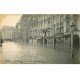 INONDATION ET CRUE PARIS 1910. Quai Grands Augustins Hôtel Bisson