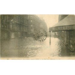 1910 INONDATION ET CRUE PARIS 08. Rue de la Pépinère