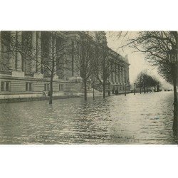 carte postale ancienne INONDATION ET CRUE PARIS 1910. Grand Palais Avenue d'Antin