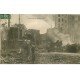 carte postale ancienne K. 75 PARIS XI°. L'Incendie avec Pompiers 1907 Rue de Montreuil et Titon