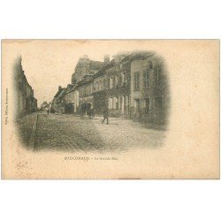 carte postale ancienne 45 BOISCOMMUN. La Grande Rue vers 1900