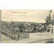 carte postale ancienne 45 BRIARE. Cycliste sur le pont et vue générale