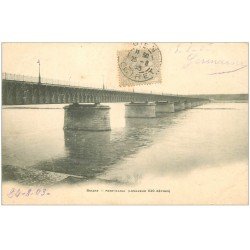 carte postale ancienne 45 BRIARE. Pont Canal 1903