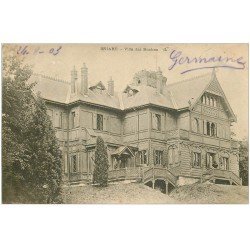 carte postale ancienne 45 BRIARE. Villa des Roches 1903. Beau Timbre 1 Centime