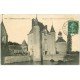 carte postale ancienne 45 CHILLEURS-AUX-BOIS. Château Chamerolles Donjon 1910. Tampon Bazoches