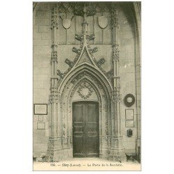 carte postale ancienne 45 CLERY. Porte Sacristie