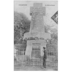 carte postale ancienne 45 COULMIERS. Le Monument 1909