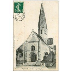 carte postale ancienne 45 FAY-AUX-LOGES. L'Eglise 1910