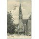 carte postale ancienne 45 FERRIERES-EN-GATINAIS. Eglise Tour 1909