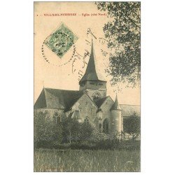 carte postale ancienne 10 VILLERS-HERBISSE. Eglise 1910 (défaut)...