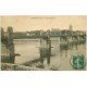 carte postale ancienne 45 JARGEAU. Pont suspendu 1911
