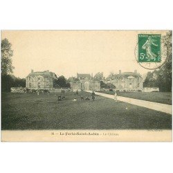 carte postale ancienne 45 LA FERTE-SAINT-AUBIN. Le Château 1923