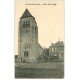 carte postale ancienne 45 LA FERTE-SAINT-AUBIN. L'Eglise et Epicerie Rouennerie. Café Montagne