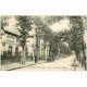 carte postale ancienne 45 LA FERTE-SAINT-AUBIN. Tacot Avenue de la Gare 1924