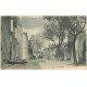 carte postale ancienne 11 ALZONNE. Place du Christ 1918