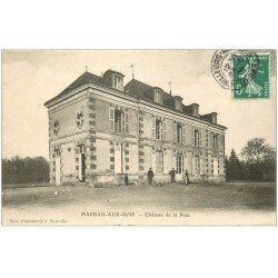 carte postale ancienne 45 MAREAU-AUX-BOIS. Château de la Prée 1909 animé