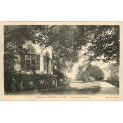 carte postale ancienne 45 MEUNG-SUR-LOIRE. Kiosque Parc du Château