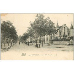 carte postale ancienne 45 MONTARGIS. Avenue de la Gare