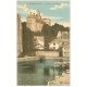 carte postale ancienne 45 MONTARGIS. Canal et Château. hôtel de la Sirène