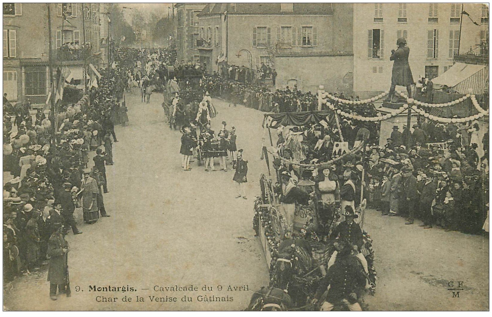 45 Montargis Cavalcade 1905 Char De La Venise Du Gatinais 45 Montargis Cavalcade 1905 Char De La Venise Du Gatinais