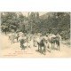 11 AXAT. Caravane de Montagnards 1909. Anes et mules