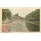 carte postale ancienne 45 MONTARGIS. La Passerelle sur Canal 1905