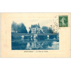 carte postale ancienne 45 MONTARGIS. Pont du Tivoli 1912