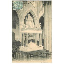 carte postale ancienne 45 NOTRE-DAME-DE-CLERY. Tombeau de Louis XI 1906