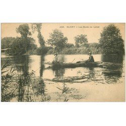 carte postale ancienne 45 OLIVET. Ballade en barque Bords du Loiret