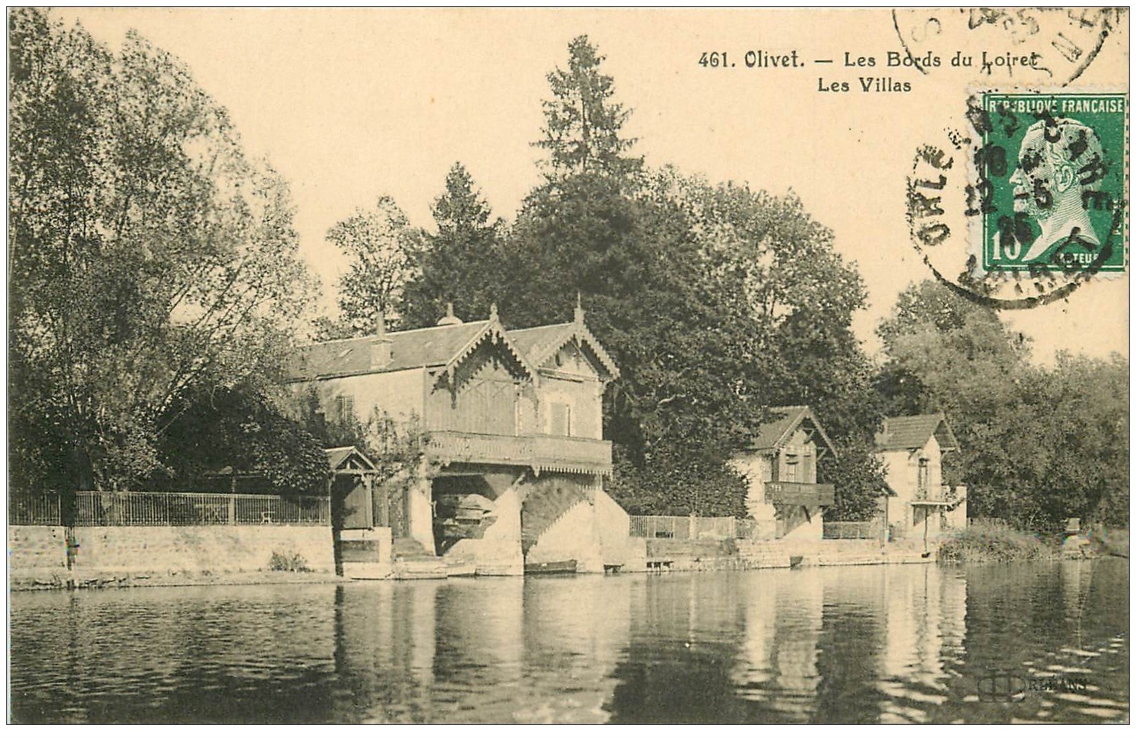 carte postale ancienne 45 OLIVET. Les Villas 1925