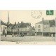 carte postale ancienne 45 PITHIVIERS. Bains Place du Marché 1912