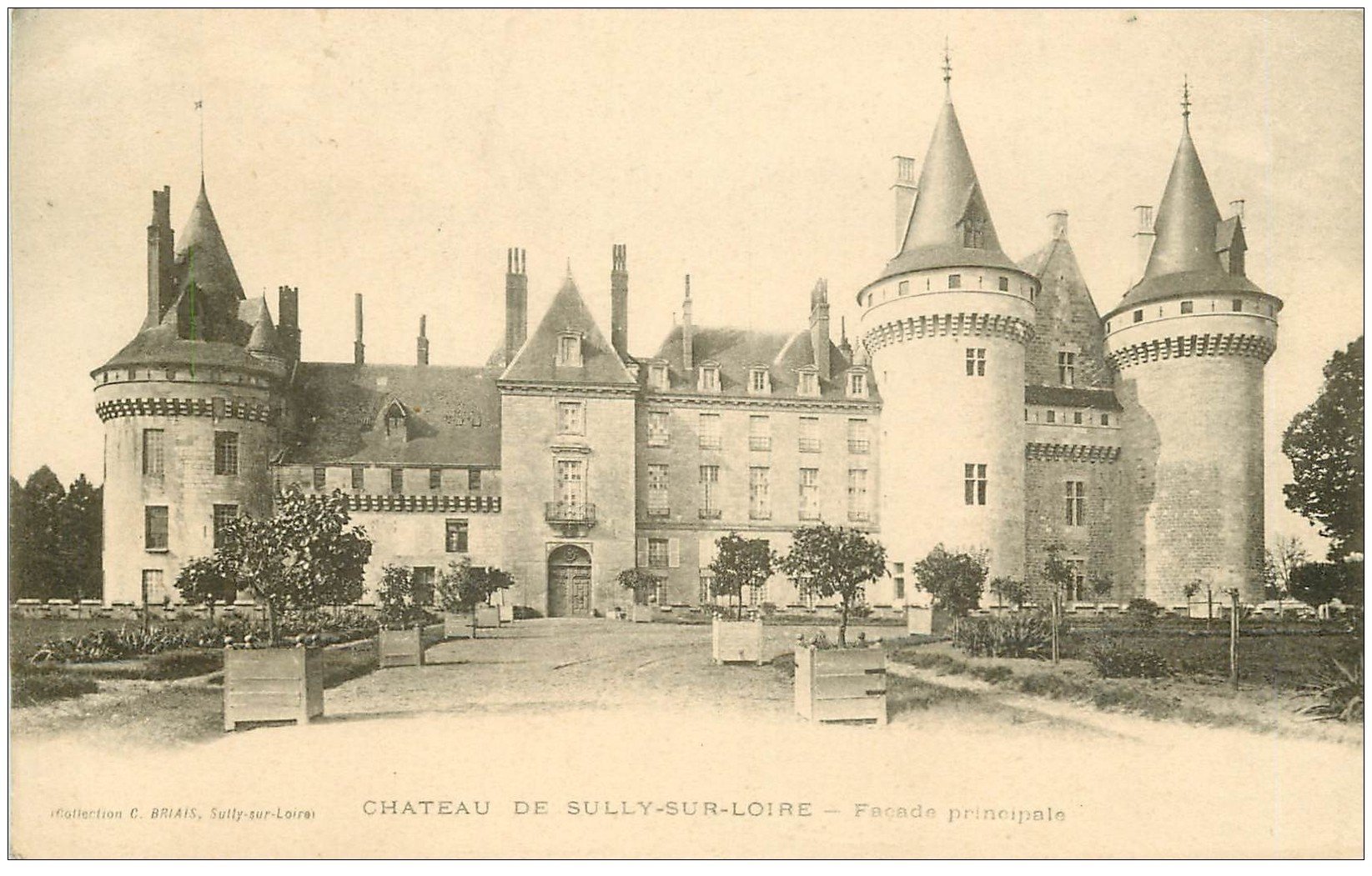 carte postale ancienne 45 SULLY-SUR-LOIRE. Château 1958