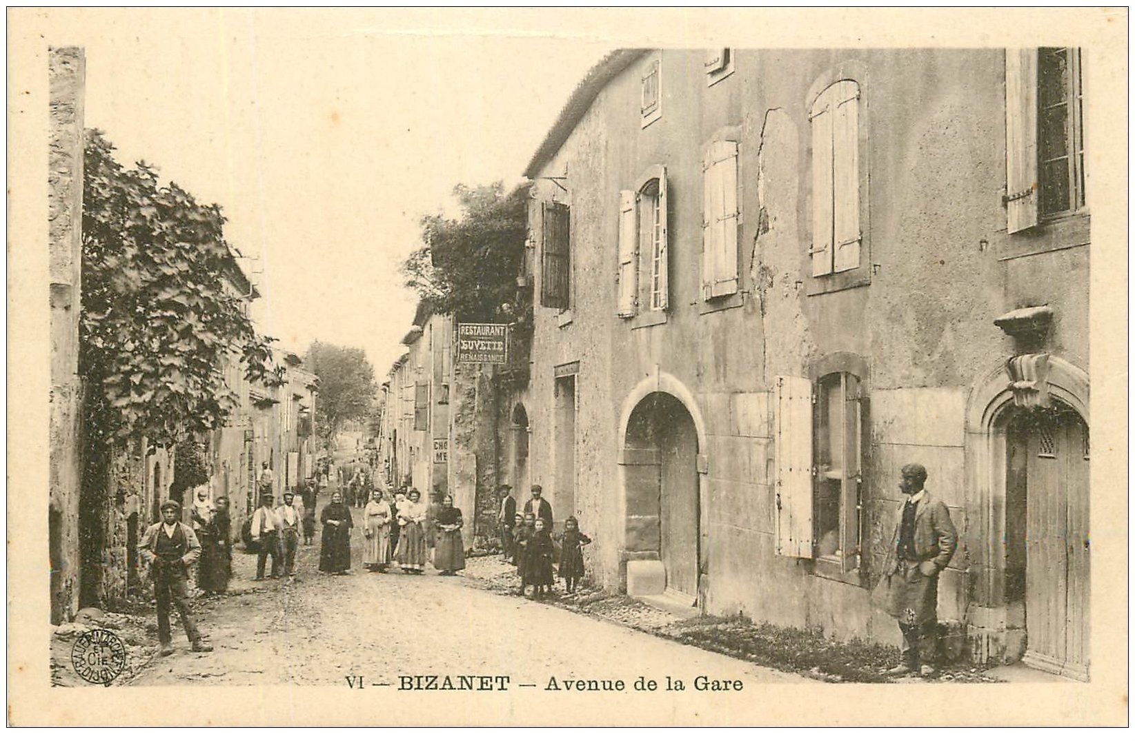 11 BIZANET. Avenue de la Gare. Restaurant Buvette